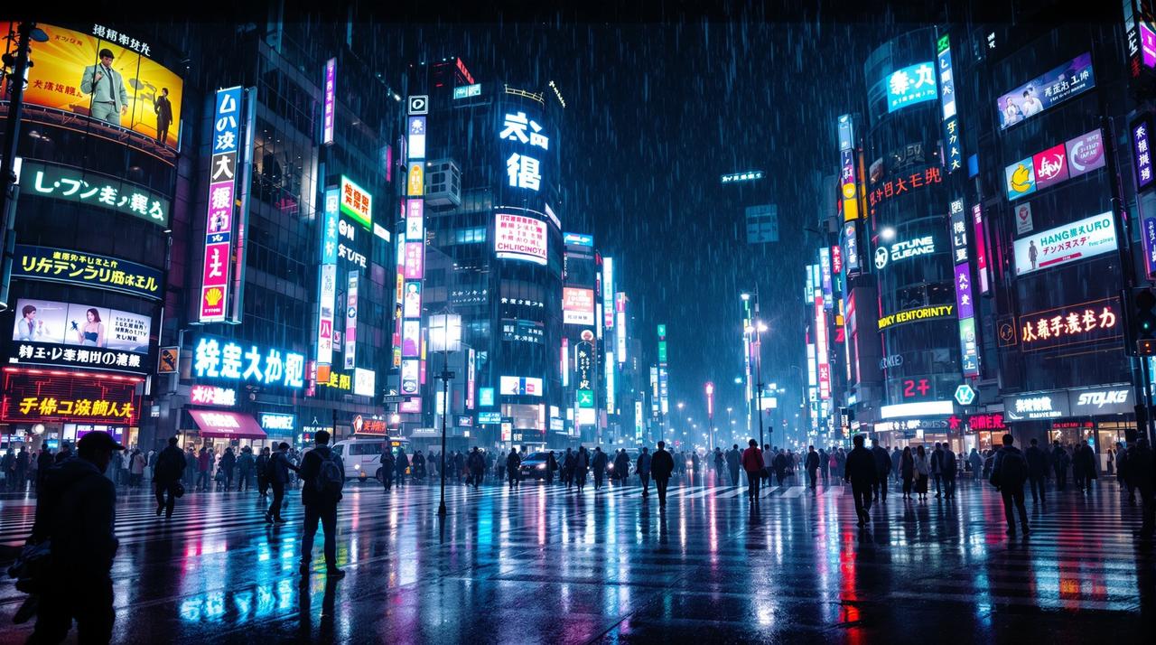百度影视4K：东京霓虹——赛博城市美学